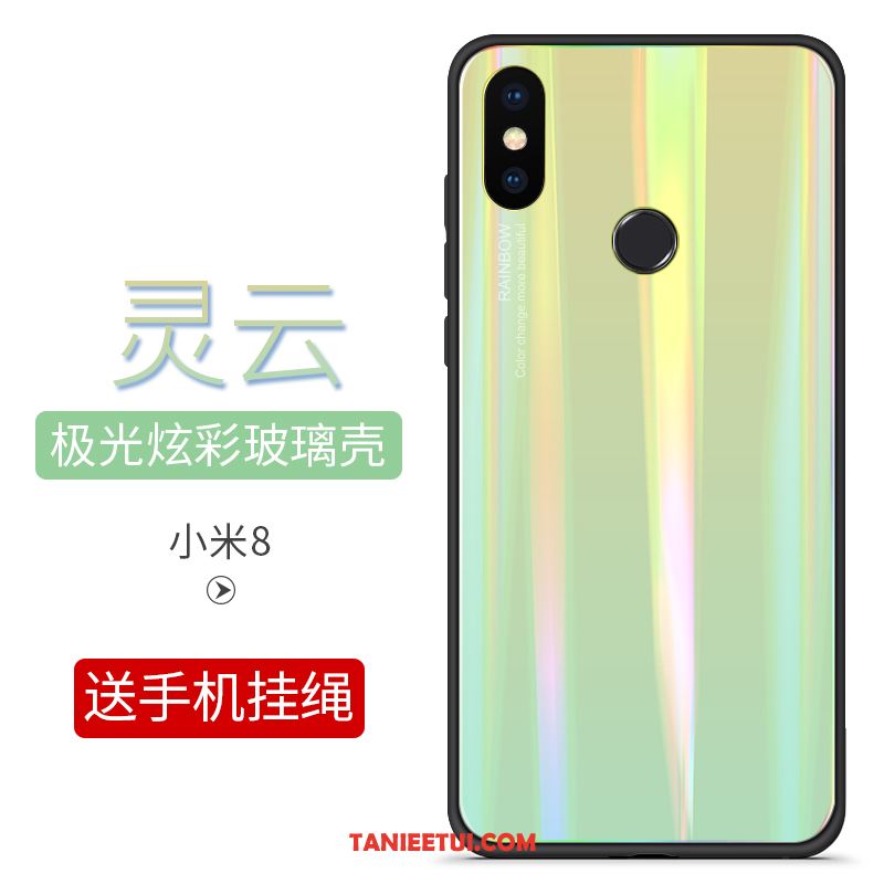 Etui Xiaomi Mi 8 Telefon Komórkowy All Inclusive Kolor, Pokrowce Xiaomi Mi 8 Czarny Wiszące Ozdoby Kolor Gradientu Beige