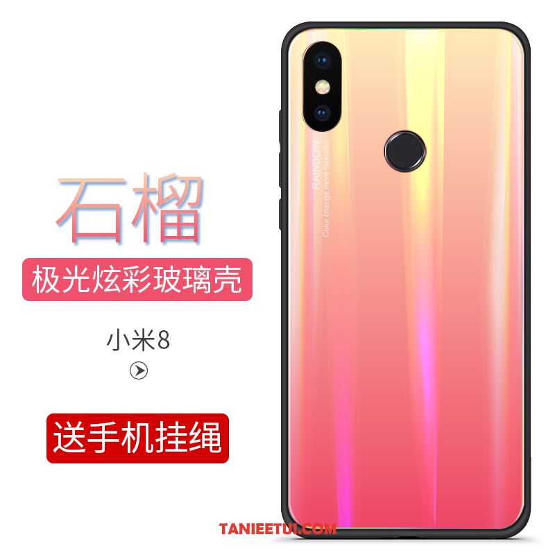 Etui Xiaomi Mi 8 Telefon Komórkowy All Inclusive Kolor, Pokrowce Xiaomi Mi 8 Czarny Wiszące Ozdoby Kolor Gradientu Beige