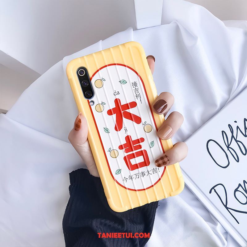 Etui Xiaomi Mi 9 Lite All Inclusive Nowy Młodzież, Pokrowce Xiaomi Mi 9 Lite Mały Anti-fall Czerwony Beige