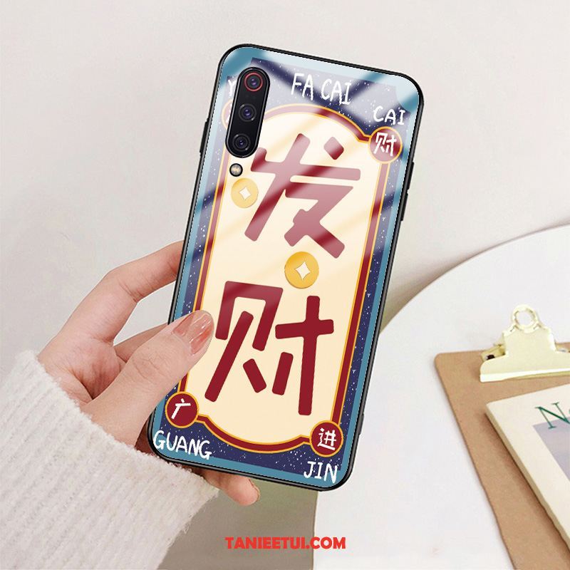 Etui Xiaomi Mi 9 Lite Czerwony Anti-fall Mały, Obudowa Xiaomi Mi 9 Lite Silikonowe Szkło Nowy Beige