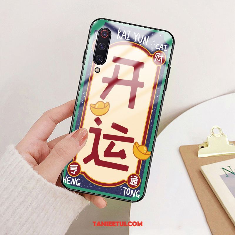 Etui Xiaomi Mi 9 Lite Czerwony Anti-fall Mały, Obudowa Xiaomi Mi 9 Lite Silikonowe Szkło Nowy Beige