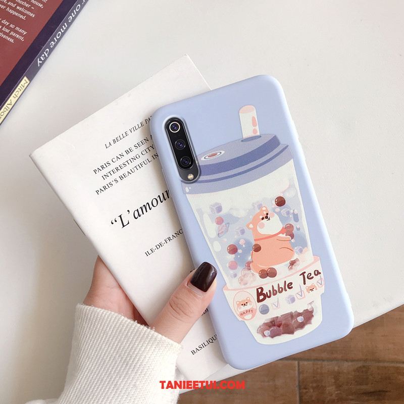 Etui Xiaomi Mi 9 Lite Miękki Mały Młodzież, Obudowa Xiaomi Mi 9 Lite Czerwony Netto Świeży Telefon Komórkowy Beige