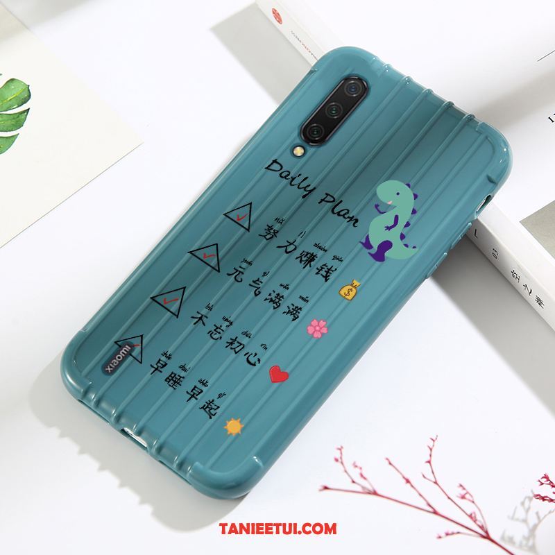 Etui Xiaomi Mi 9 Lite Moda Tendencja Kreatywne, Pokrowce Xiaomi Mi 9 Lite Telefon Komórkowy Anti-fall Szkło Hartowane Beige