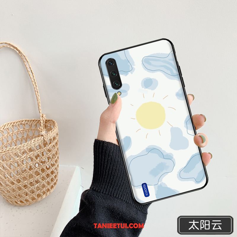 Etui Xiaomi Mi 9 Lite Modna Marka Mały Lustro, Pokrowce Xiaomi Mi 9 Lite Anti-fall Telefon Komórkowy Cienkie Beige