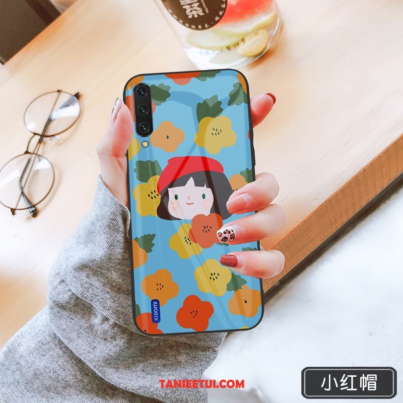 Etui Xiaomi Mi 9 Lite Modna Marka Mały Lustro, Pokrowce Xiaomi Mi 9 Lite Anti-fall Telefon Komórkowy Cienkie Beige