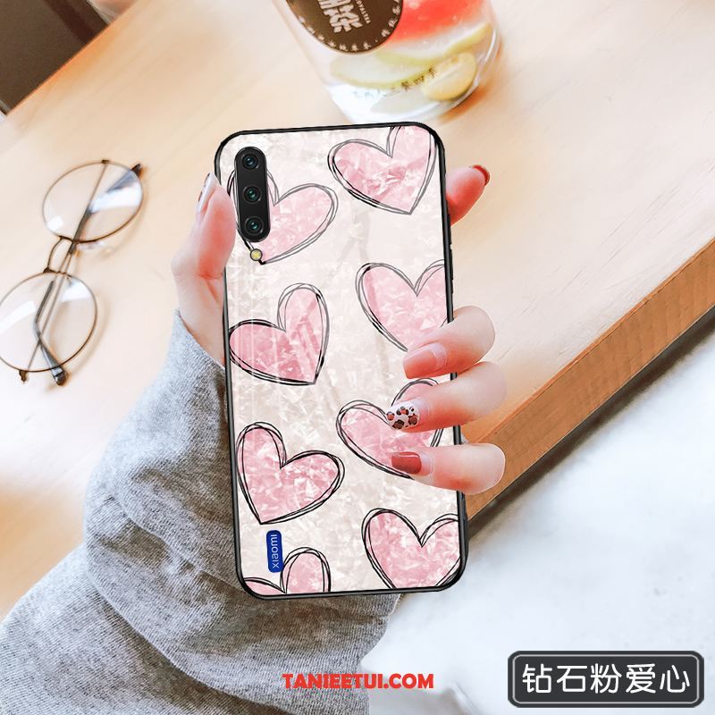 Etui Xiaomi Mi 9 Lite Modna Marka Mały Lustro, Pokrowce Xiaomi Mi 9 Lite Anti-fall Telefon Komórkowy Cienkie Beige