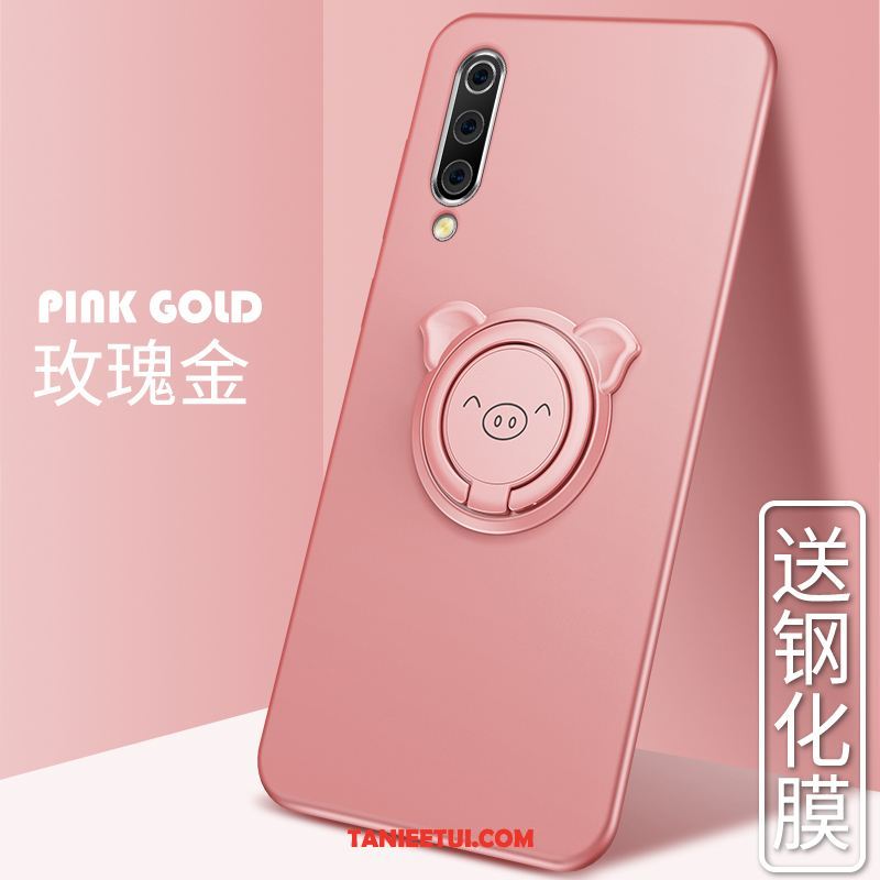 Etui Xiaomi Mi 9 Lite Szkło Hartowane Ochraniacz Na Pokładzie, Futerał Xiaomi Mi 9 Lite Miękki Mały Cienkie Beige