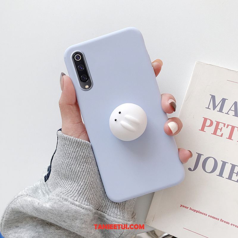 Etui Xiaomi Mi 9 Lite Telefon Komórkowy Miękki Mały, Futerał Xiaomi Mi 9 Lite Ochraniacz Wzór Młodzież Beige