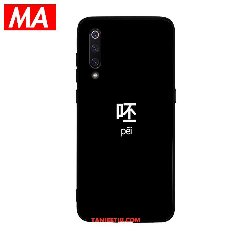 Etui Xiaomi Mi 9 Młodzież Osobowość Silikonowe, Pokrowce Xiaomi Mi 9 Wiatr Zabawne Czarny Beige