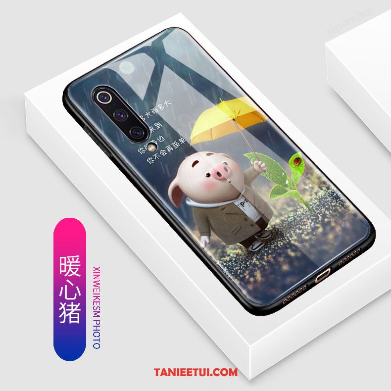 Etui Xiaomi Mi 9 Nubuku Piękny Kreskówka, Obudowa Xiaomi Mi 9 Telefon Komórkowy Kreatywne Ładny Beige