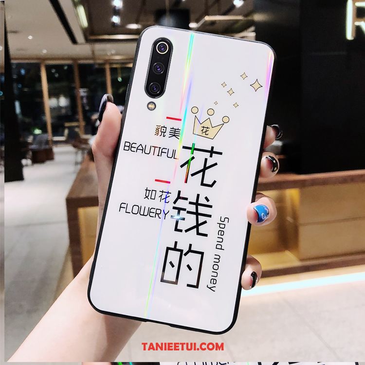 Etui Xiaomi Mi 9 Se Kolorowe Telefon Komórkowy Szkło Hartowane, Futerał Xiaomi Mi 9 Se Biały Ochraniacz Piękny Beige