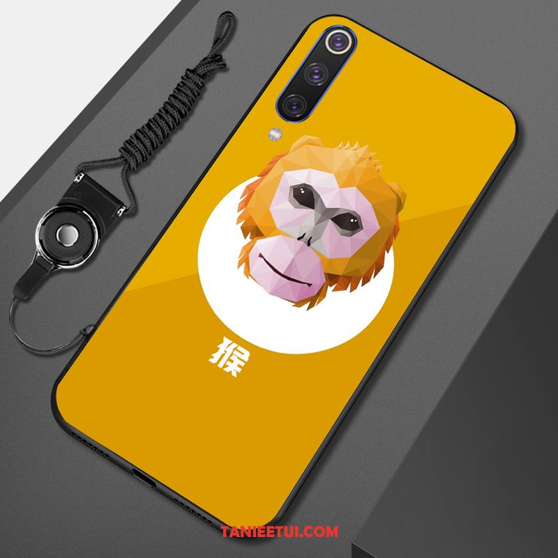 Etui Xiaomi Mi 9 Se Kreatywne Tendencja Pomarańczowy, Futerał Xiaomi Mi 9 Se All Inclusive Telefon Komórkowy Relief Beige