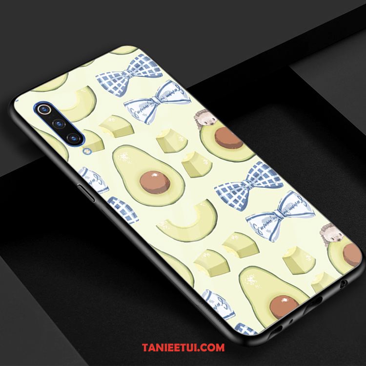 Etui Xiaomi Mi 9 Se Świeży Szkło Bydło, Obudowa Xiaomi Mi 9 Se Zielony Telefon Komórkowy Lustro Beige