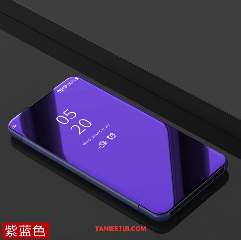 Etui Xiaomi Mi 9 Skórzany Futerał Telefon Komórkowy Różowe Złoto, Obudowa Xiaomi Mi 9 Anti-fall Mały Lustro Beige