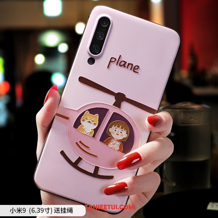 Etui Xiaomi Mi 9 Telefon Komórkowy Młodzież Cienkie, Obudowa Xiaomi Mi 9 Osobowość Anti-fall Wzór Beige