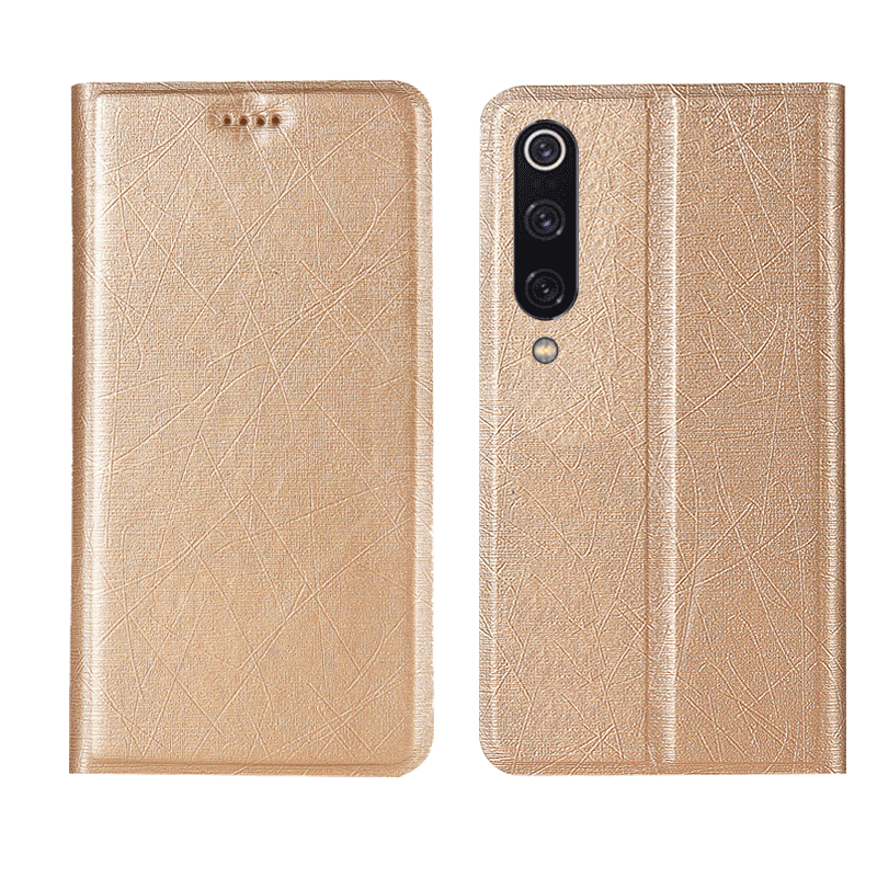 Etui Xiaomi Mi 9 Telefon Komórkowy Różowe All Inclusive, Futerał Xiaomi Mi 9 Ochraniacz Czerwony Jedwab Beige