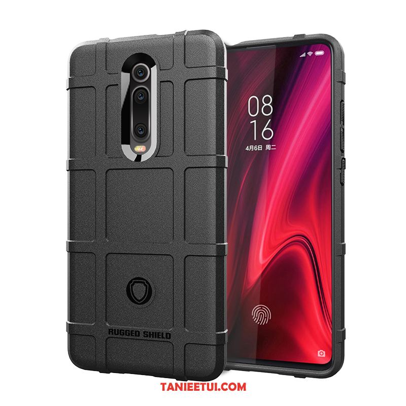 Etui Xiaomi Mi 9t Ochraniacz Trzy Mechanizmy Obronne Zielony, Pokrowce Xiaomi Mi 9t Magnetyzm Telefon Komórkowy All Inclusive Beige