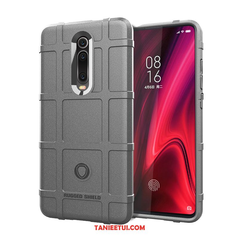 Etui Xiaomi Mi 9t Ochraniacz Trzy Mechanizmy Obronne Zielony, Pokrowce Xiaomi Mi 9t Magnetyzm Telefon Komórkowy All Inclusive Beige