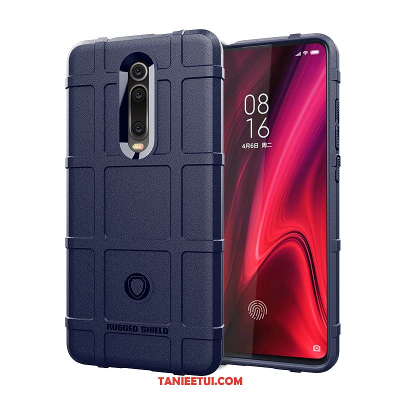 Etui Xiaomi Mi 9t Ochraniacz Trzy Mechanizmy Obronne Zielony, Pokrowce Xiaomi Mi 9t Magnetyzm Telefon Komórkowy All Inclusive Beige