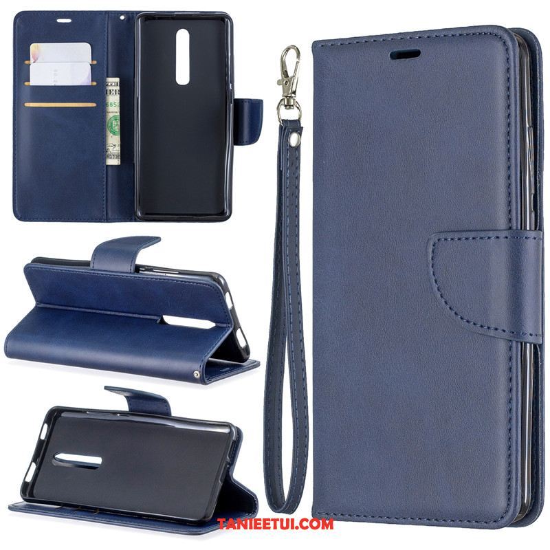 Etui Xiaomi Mi 9t Pro Klapa Anti-fall Ochraniacz, Obudowa Xiaomi Mi 9t Pro Czarny Skórzany Futerał Czerwony Beige