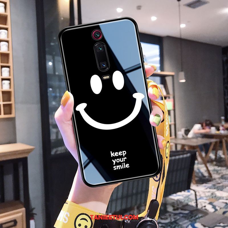 Etui Xiaomi Mi 9t Pro Kreatywne Smile Czerwony, Pokrowce Xiaomi Mi 9t Pro Telefon Komórkowy Czerwony Netto Cienkie Beige