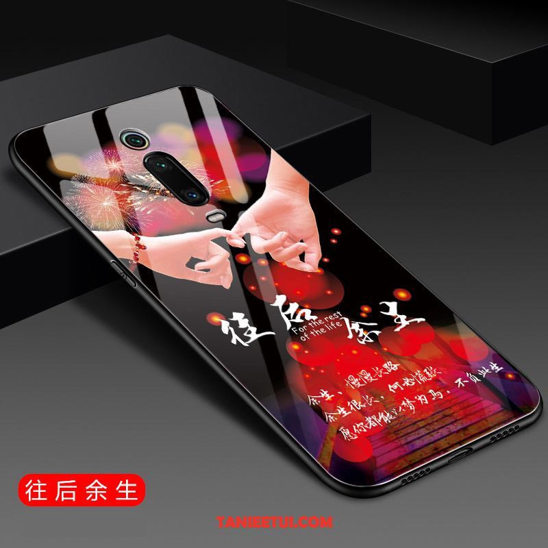Etui Xiaomi Mi 9t Pro Moda Nowy Anti-fall, Pokrowce Xiaomi Mi 9t Pro Szkło Hartowane Miękki Mały Beige