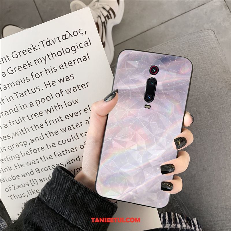 Etui Xiaomi Mi 9t Pro Telefon Komórkowy Nowy Kształt Diamentu, Obudowa Xiaomi Mi 9t Pro Kolor Wzór Czerwony Beige