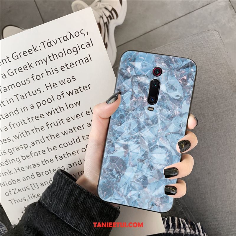 Etui Xiaomi Mi 9t Pro Telefon Komórkowy Nowy Kształt Diamentu, Obudowa Xiaomi Mi 9t Pro Kolor Wzór Czerwony Beige