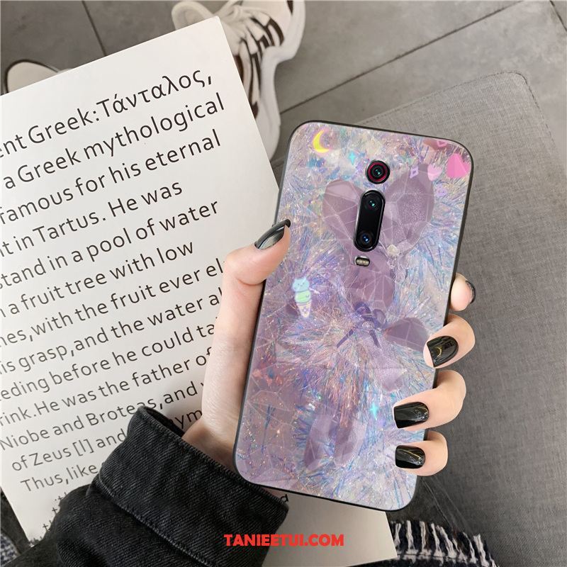 Etui Xiaomi Mi 9t Pro Telefon Komórkowy Nowy Kształt Diamentu, Obudowa Xiaomi Mi 9t Pro Kolor Wzór Czerwony Beige