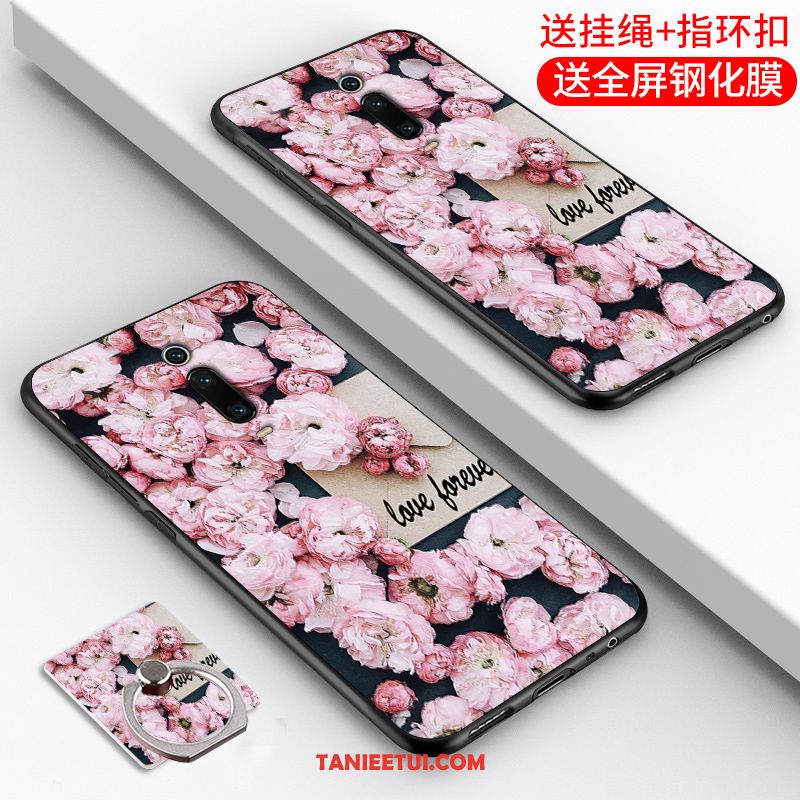 Etui Xiaomi Mi 9t Tendencja Cienkie Silikonowe, Pokrowce Xiaomi Mi 9t Czerwony Ochraniacz Nubuku Beige