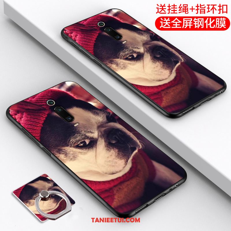 Etui Xiaomi Mi 9t Tendencja Cienkie Silikonowe, Pokrowce Xiaomi Mi 9t Czerwony Ochraniacz Nubuku Beige
