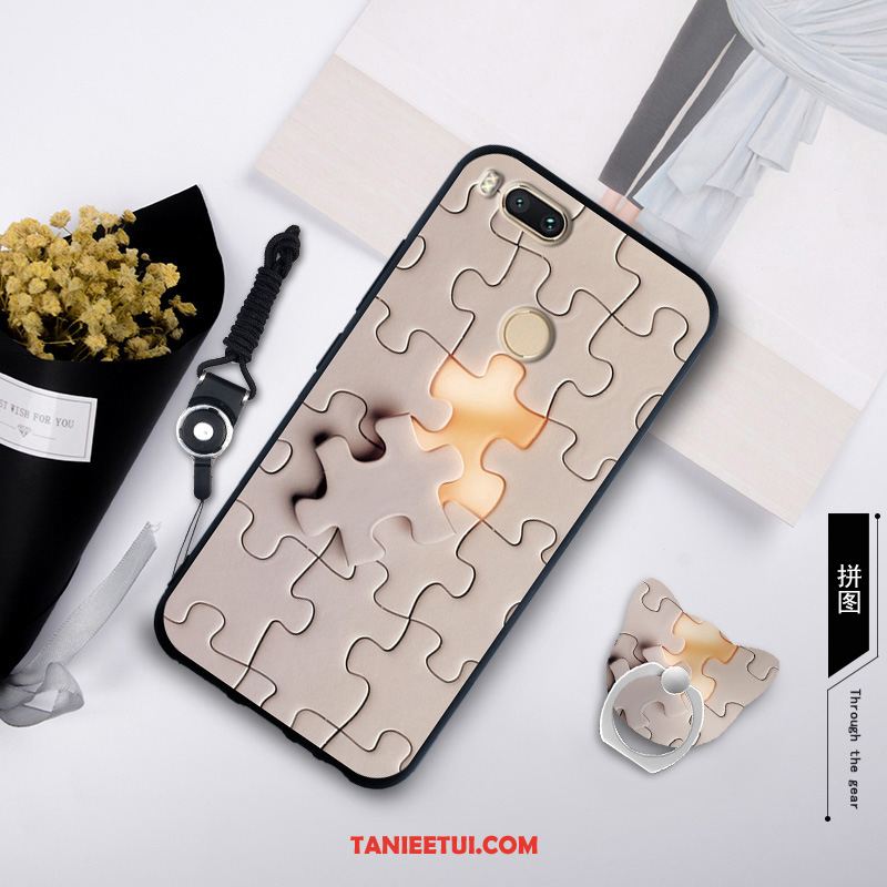 Etui Xiaomi Mi A1 Anti-fall Miękki All Inclusive, Obudowa Xiaomi Mi A1 Wiszące Ozdoby Kreatywne Niebieski Beige