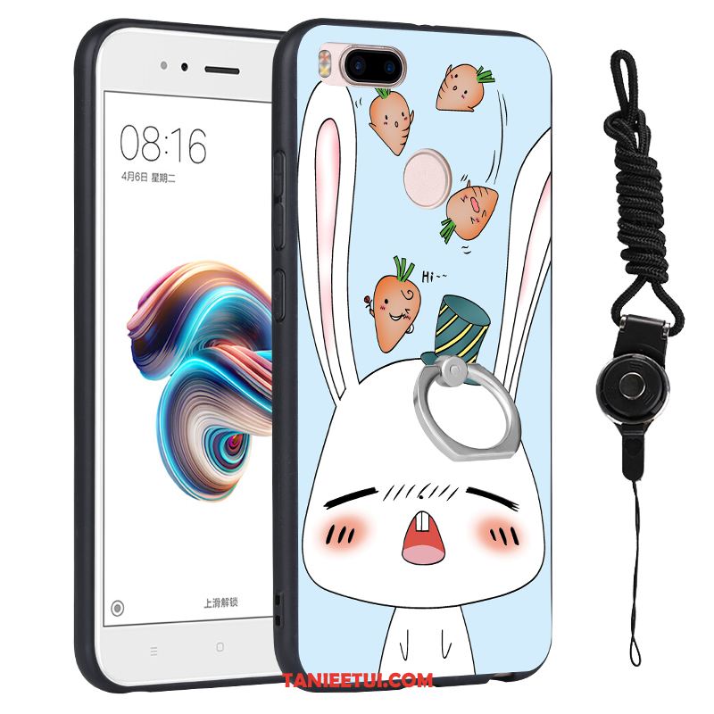 Etui Xiaomi Mi A1 Mały Miękki Wiszące Ozdoby, Futerał Xiaomi Mi A1 All Inclusive Niebieski Cienkie Beige