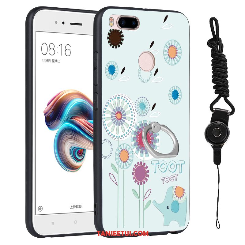 Etui Xiaomi Mi A1 Mały Miękki Wiszące Ozdoby, Futerał Xiaomi Mi A1 All Inclusive Niebieski Cienkie Beige