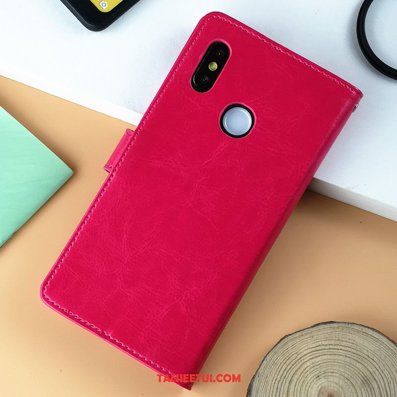 Etui Xiaomi Mi A2 All Inclusive Czerwony Portfel, Pokrowce Xiaomi Mi A2 Silikonowe Ochraniacz Osobowość Beige