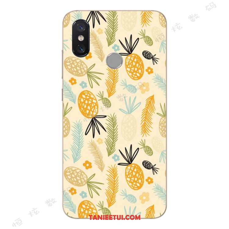 Etui Xiaomi Mi A2 All Inclusive Truskawka Kreatywne, Obudowa Xiaomi Mi A2 Anti-fall Osobowość Ochraniacz Beige