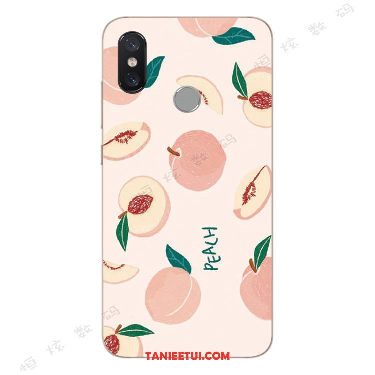 Etui Xiaomi Mi A2 All Inclusive Truskawka Kreatywne, Obudowa Xiaomi Mi A2 Anti-fall Osobowość Ochraniacz Beige