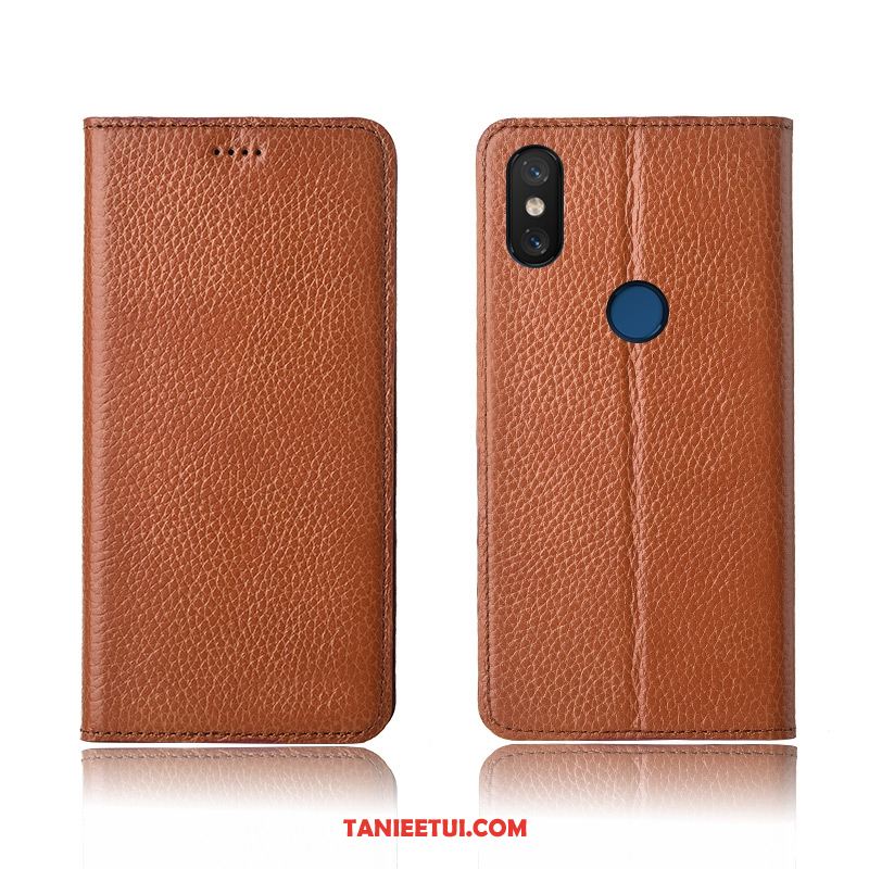 Etui Xiaomi Mi A2 Miękki Nowy All Inclusive, Futerał Xiaomi Mi A2 Klapa Telefon Komórkowy Ochraniacz Braun Beige