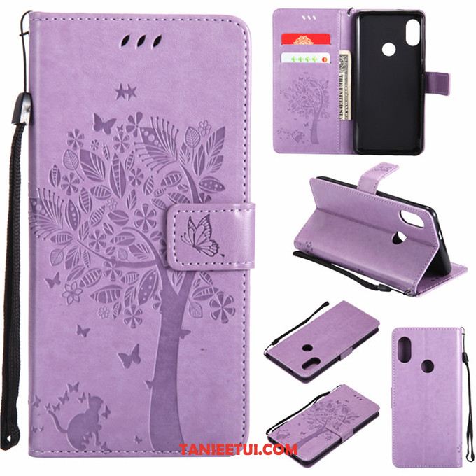 Etui Xiaomi Mi A2 Ochraniacz Czerwony Skórzany Futerał, Obudowa Xiaomi Mi A2 Miękki Nowy Klapa Braun Beige