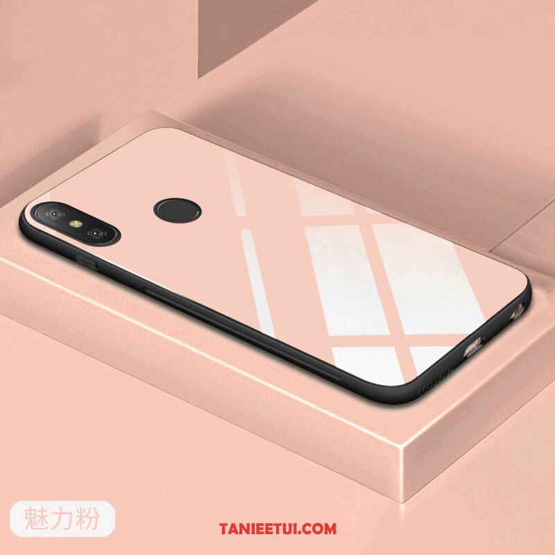 Etui Xiaomi Mi A2 Ochraniacz Czerwony Telefon Komórkowy, Obudowa Xiaomi Mi A2 Szkło Hartowane Mały Beige