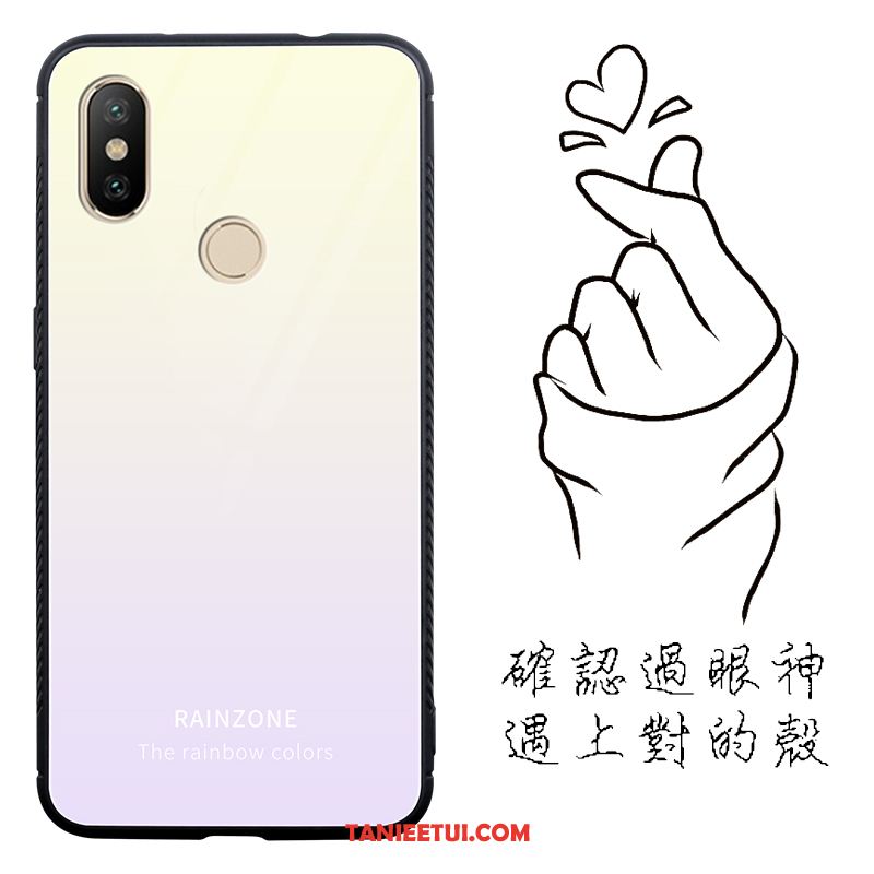 Etui Xiaomi Mi A2 Tendencja Anti-fall Telefon Komórkowy, Pokrowce Xiaomi Mi A2 Trudno Niebieski Kreatywne Beige