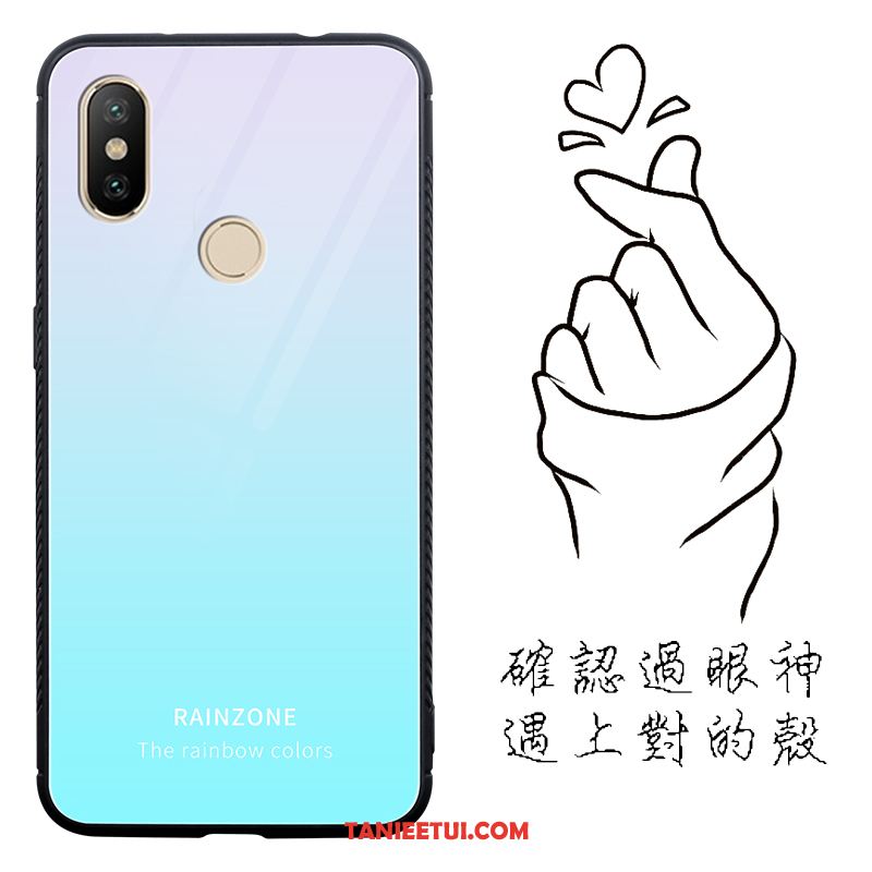 Etui Xiaomi Mi A2 Tendencja Anti-fall Telefon Komórkowy, Pokrowce Xiaomi Mi A2 Trudno Niebieski Kreatywne Beige