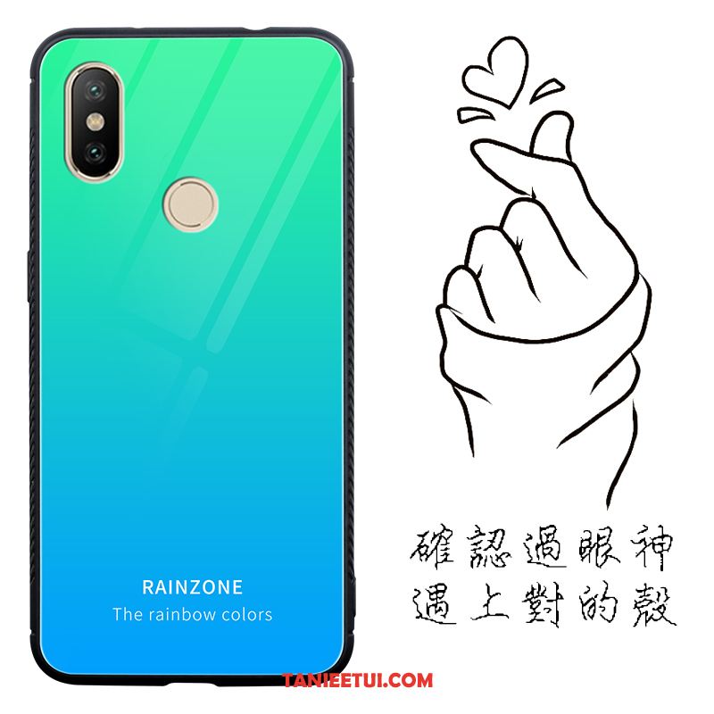 Etui Xiaomi Mi A2 Tendencja Anti-fall Telefon Komórkowy, Pokrowce Xiaomi Mi A2 Trudno Niebieski Kreatywne Beige