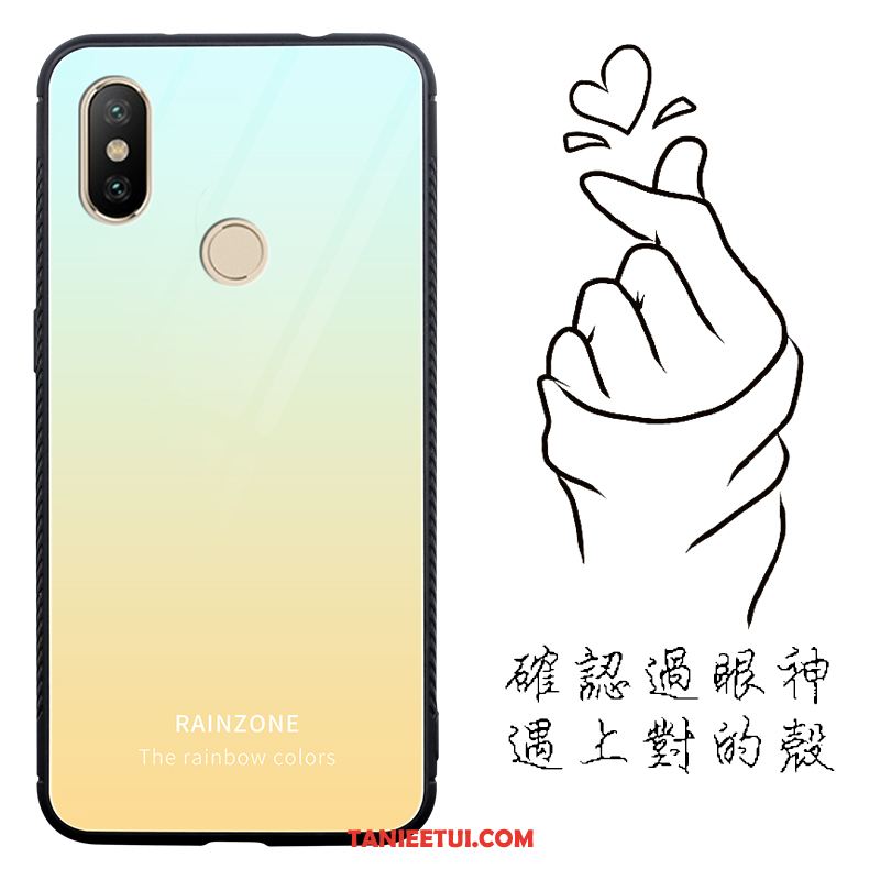 Etui Xiaomi Mi A2 Tendencja Anti-fall Telefon Komórkowy, Pokrowce Xiaomi Mi A2 Trudno Niebieski Kreatywne Beige