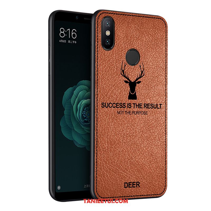 Etui Xiaomi Mi A2 Wzór Anti-fall Ochraniacz, Obudowa Xiaomi Mi A2 Telefon Komórkowy Osobowość All Inclusive Beige