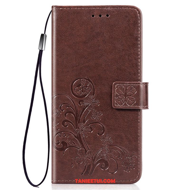 Etui Xiaomi Mi A3 Klapa Anti-fall Ochraniacz, Futerał Xiaomi Mi A3 All Inclusive Telefon Komórkowy Purpurowy Beige