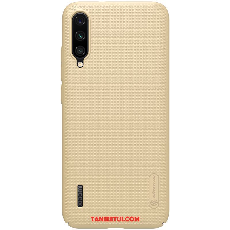 Etui Xiaomi Mi A3 Mały Nubuku Trudno, Pokrowce Xiaomi Mi A3 Telefon Komórkowy Niebieski Proste Beige