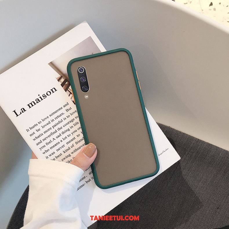 Etui Xiaomi Mi A3 Mały Ochraniacz Czerwony, Obudowa Xiaomi Mi A3 Nubuku Młodzież Anti-fall Beige