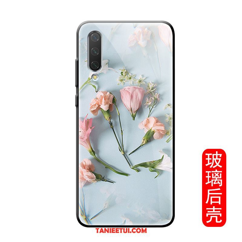 Etui Xiaomi Mi A3 Moda Kwiatowa Kreatywne, Futerał Xiaomi Mi A3 Lustro Modna Marka Wzór Beige