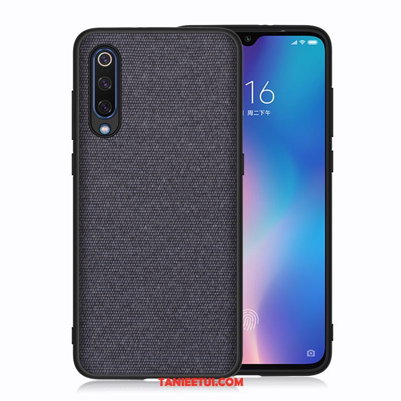 Etui Xiaomi Mi A3 Niebieski Telefon Komórkowy Płótno, Obudowa Xiaomi Mi A3 Silikonowe Anti-fall Mały Beige